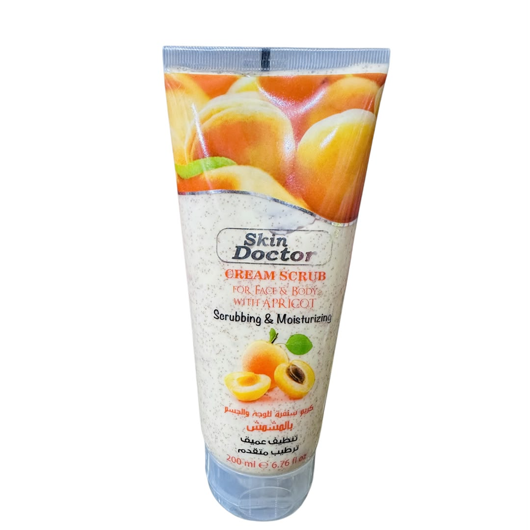 Skin Doctor Apricot Face & Body Cream Scrub 200ml
