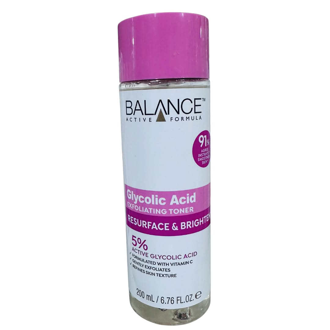 Balance Active Formula 5% Glycolic Acid Exfoliating Toner (200ml)