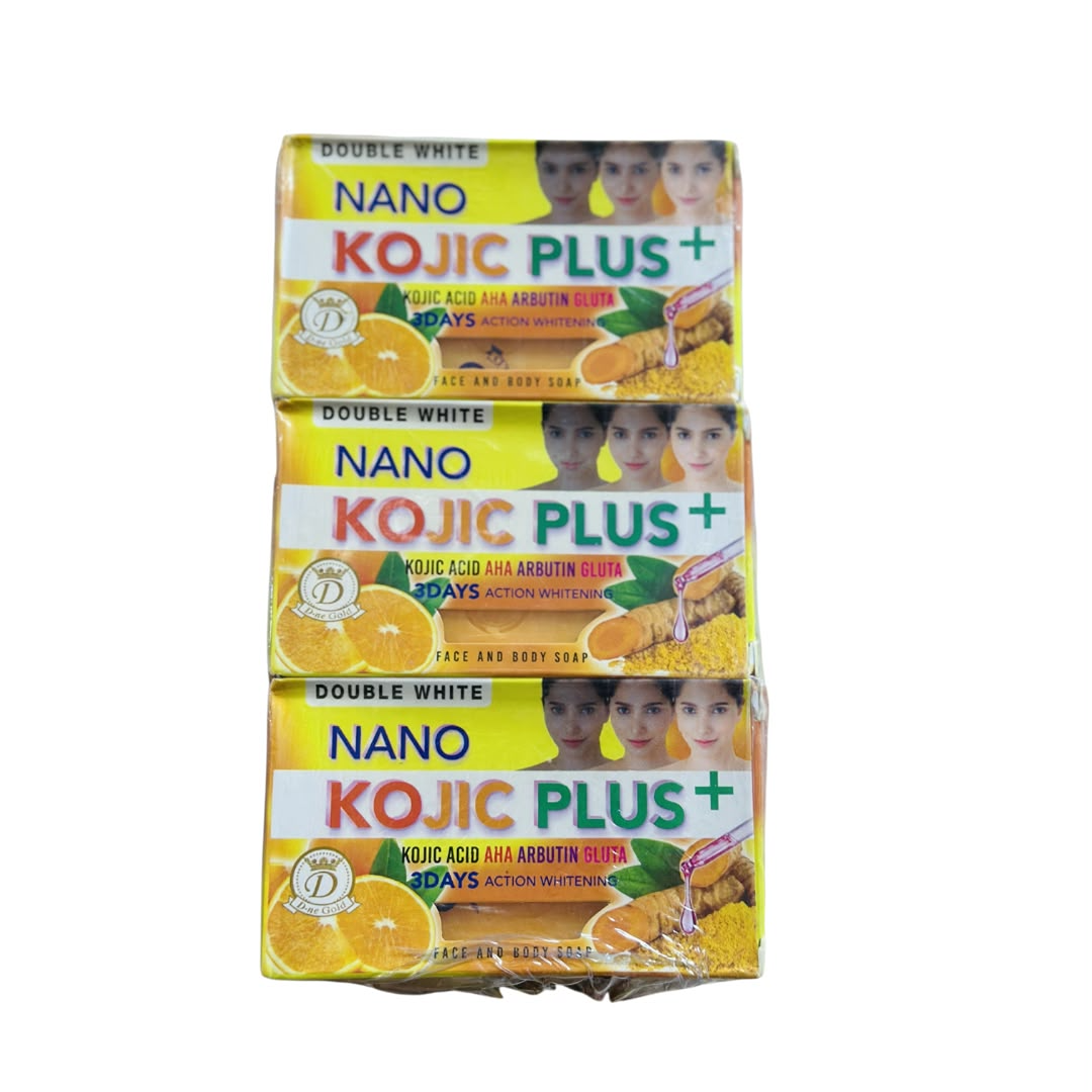 Double White Nano Kojic Plus+ Face and Body Soap