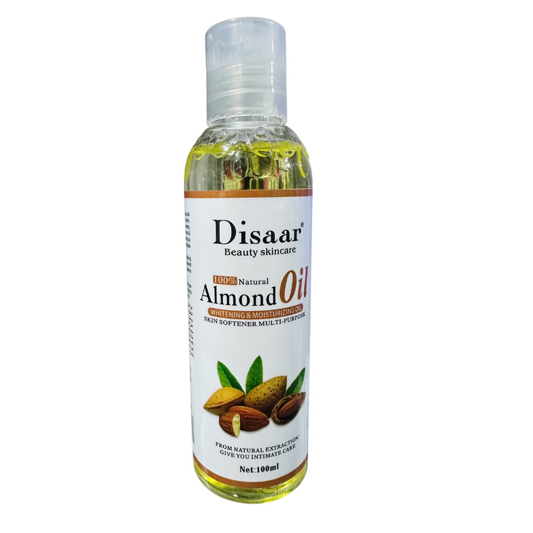 Disaar Beauty Skincare 100% Natural Almond Oil – 100ml