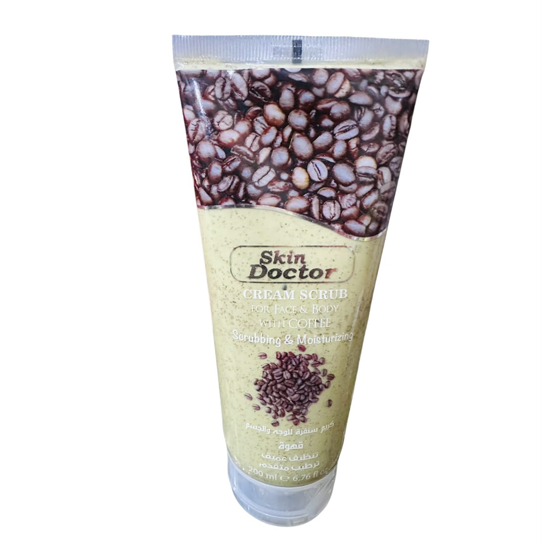 Skin Doctor Face & Body Coffee Cream Scrub 200ml