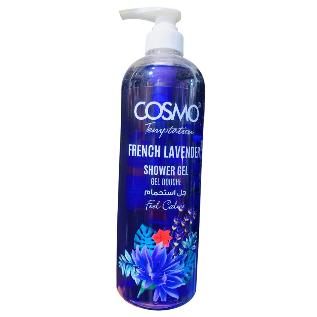 Cosmo Temptation French Lavender Shower Gel (1000ml Pump Bottle)