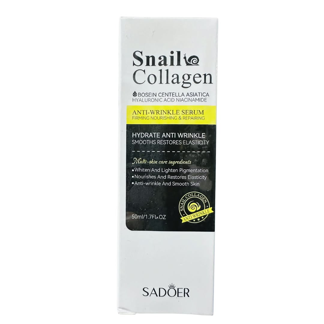 SADOER Snail Collagen Anti-Wrinkle Serum – 50ml