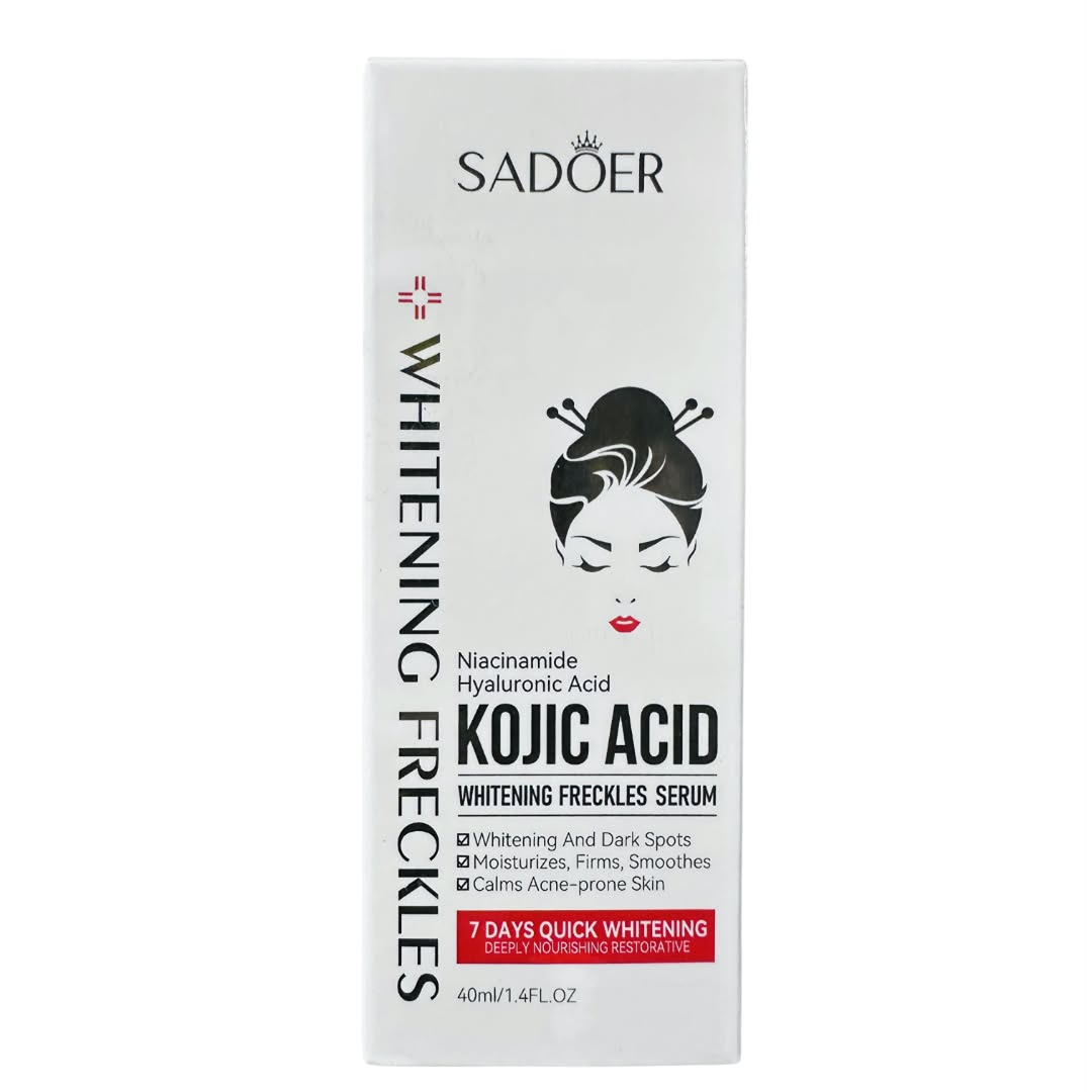 SADOER Kojic Acid Whitening Freckles Serum – 40ml