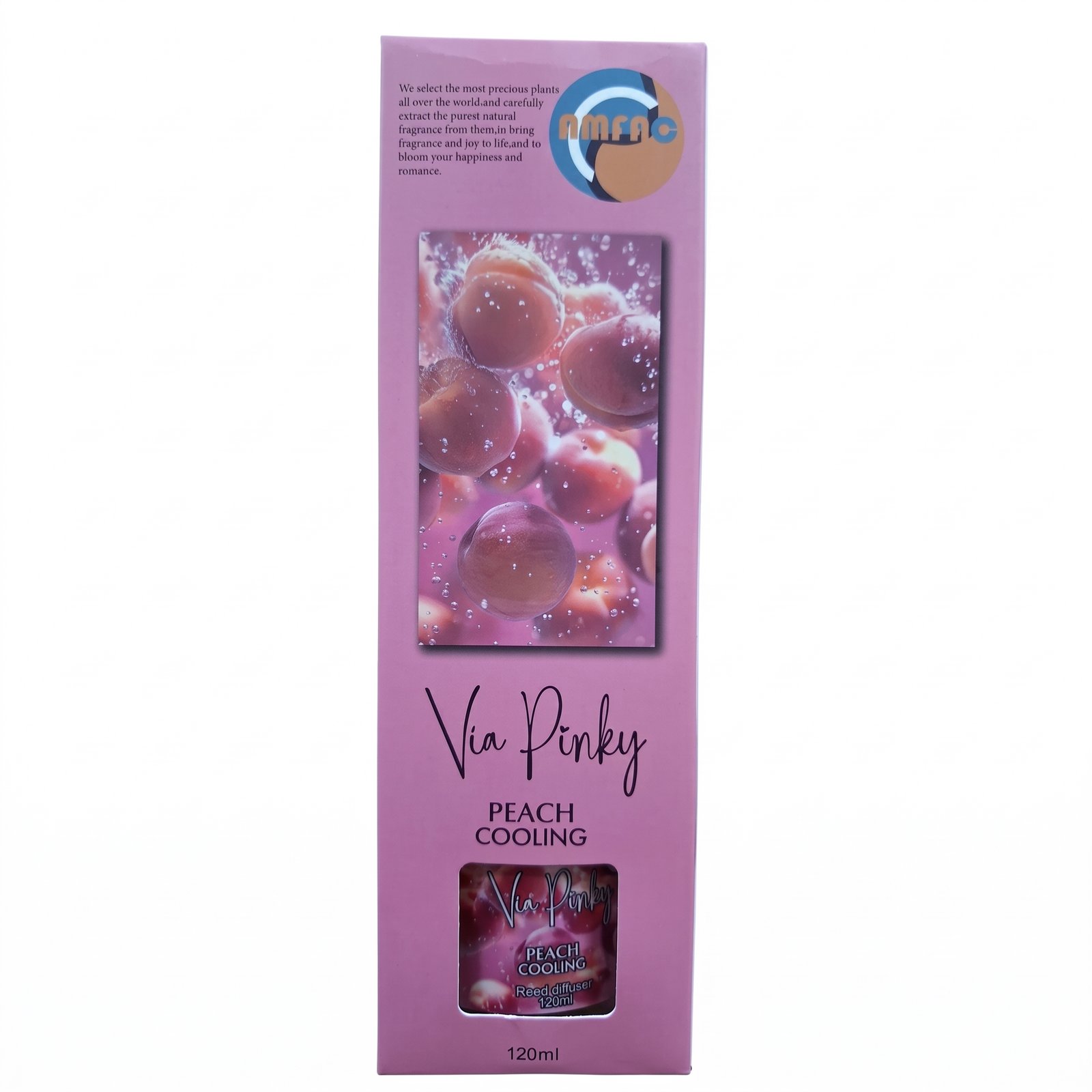 Via Pinky Reed Diffuser – Peach Cooling