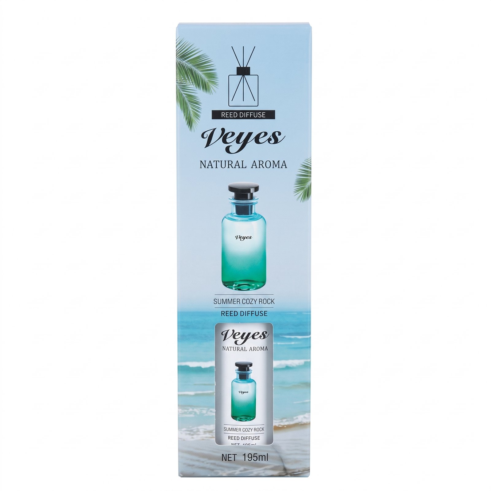 Veyes Natural Aroma Reed Diffuser (Summer Cozy Rock scent)
