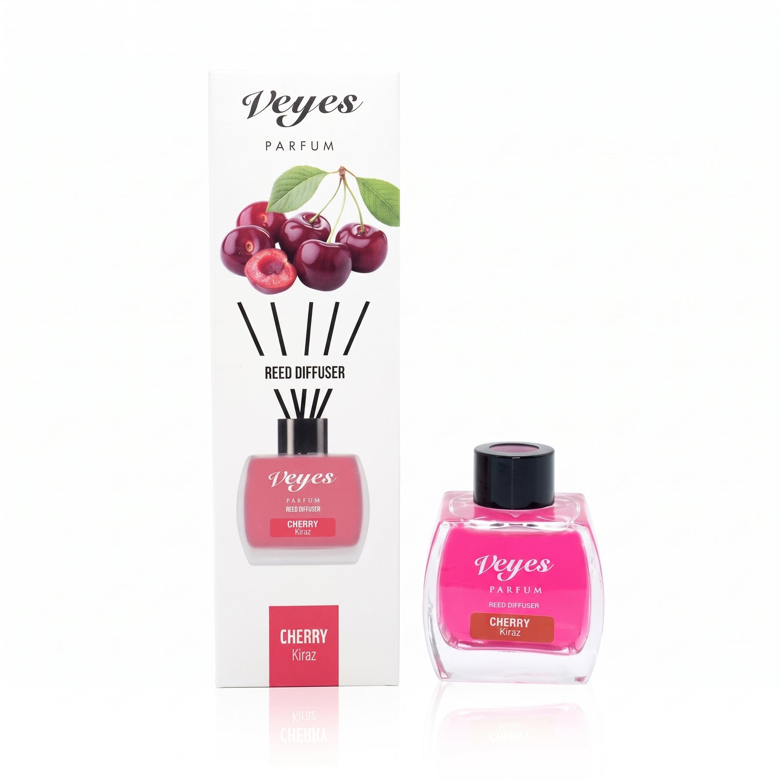 Veyes Parfum Reed Diffuser (Cherry Kiraz scent)