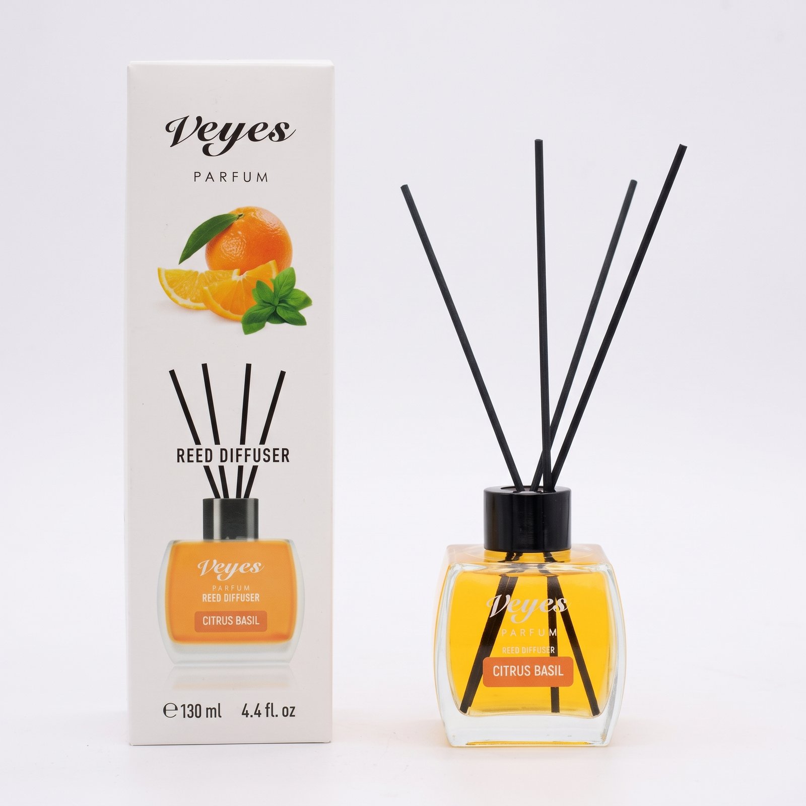 Veyes Parfum Reed Diffuser  (Citrus Basil scent)