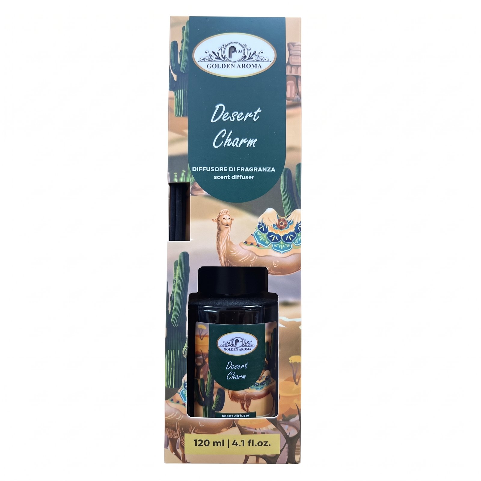 Golden Aroma Diffuser (Desert Charm Scent)