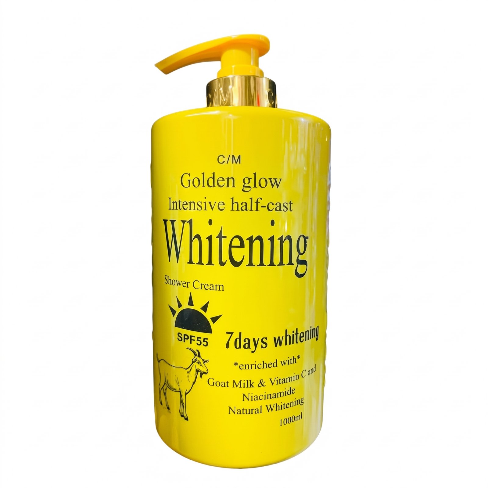 C/M Golden Glow Intensive Half-Cast Whitening Shower Cream