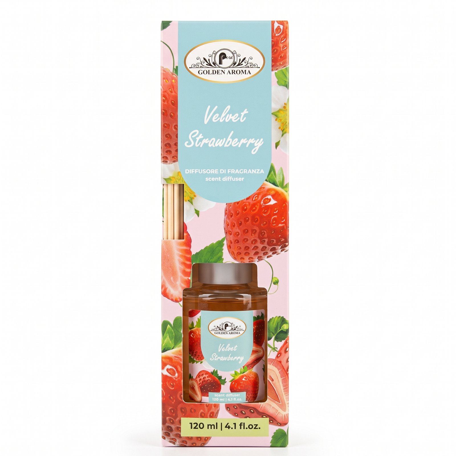 Golden Aroma Diffusore Di Fragranza – Velvet Strawberry