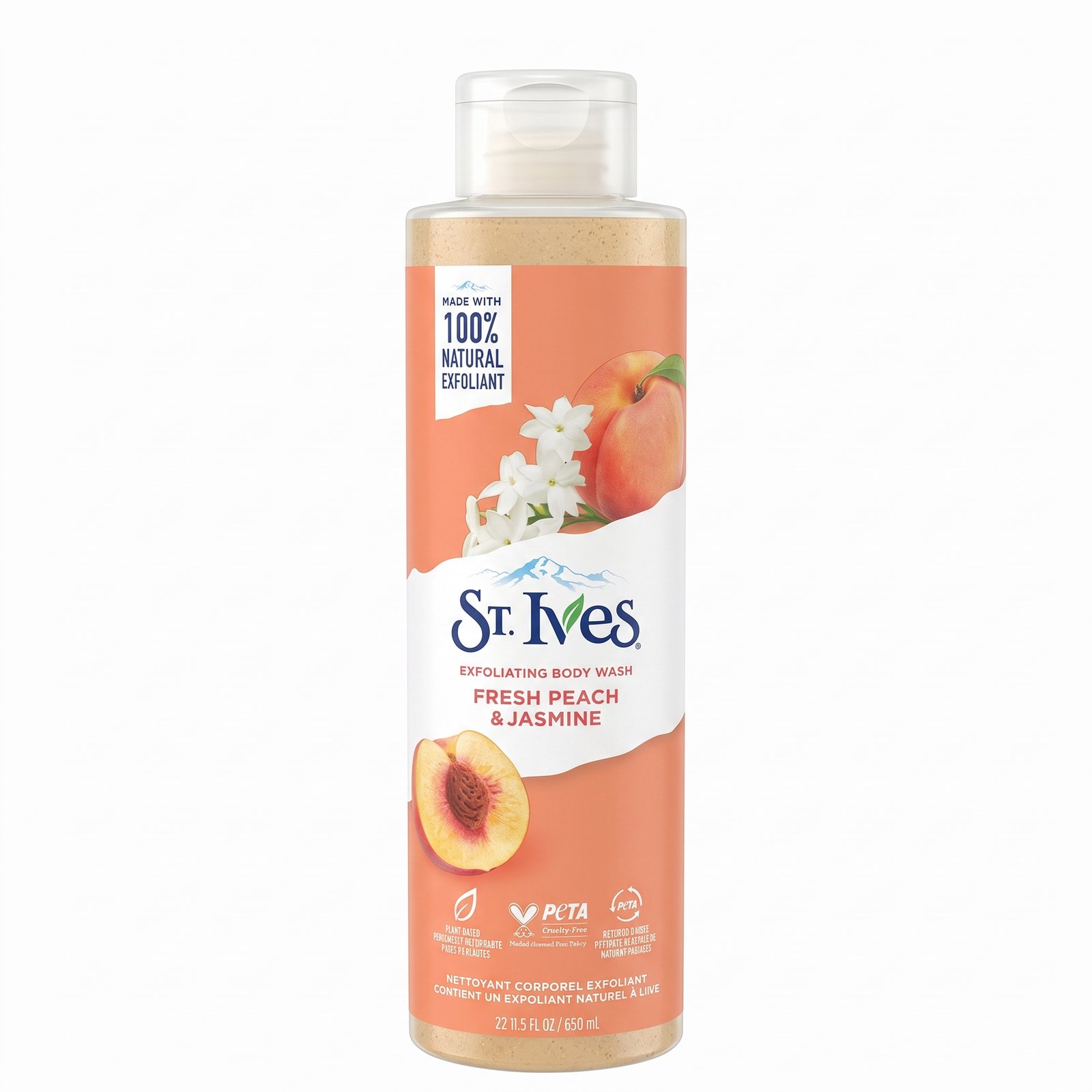 St. Ives Fresh Peach & Jasmine Exfoliating Body Wash