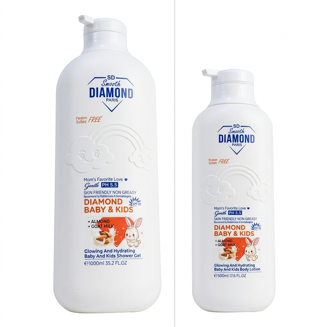 SD Smooth Diamond Paris Baby & Kids Glowing & Hydrating Care Set