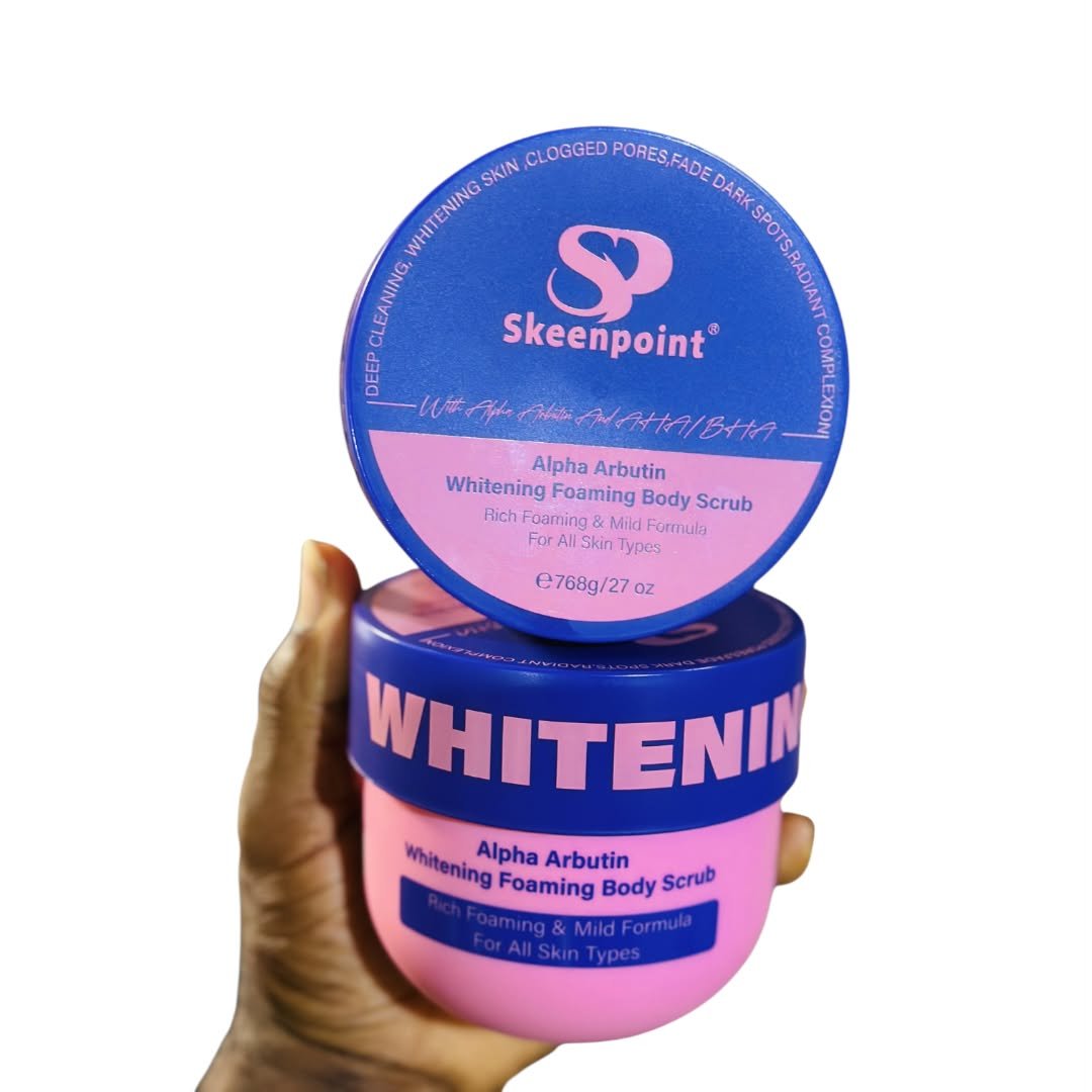 SkeenPoint Alpha Arbutin Whitening foaming Body scrub 768g/27oz