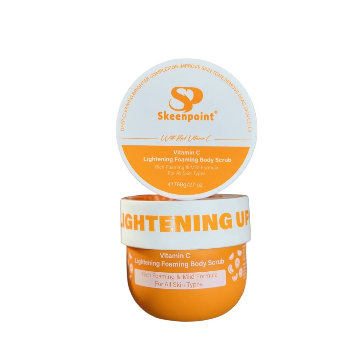 Skeenpoint Vitamin C Lightening Foaming Body Scrub 768g