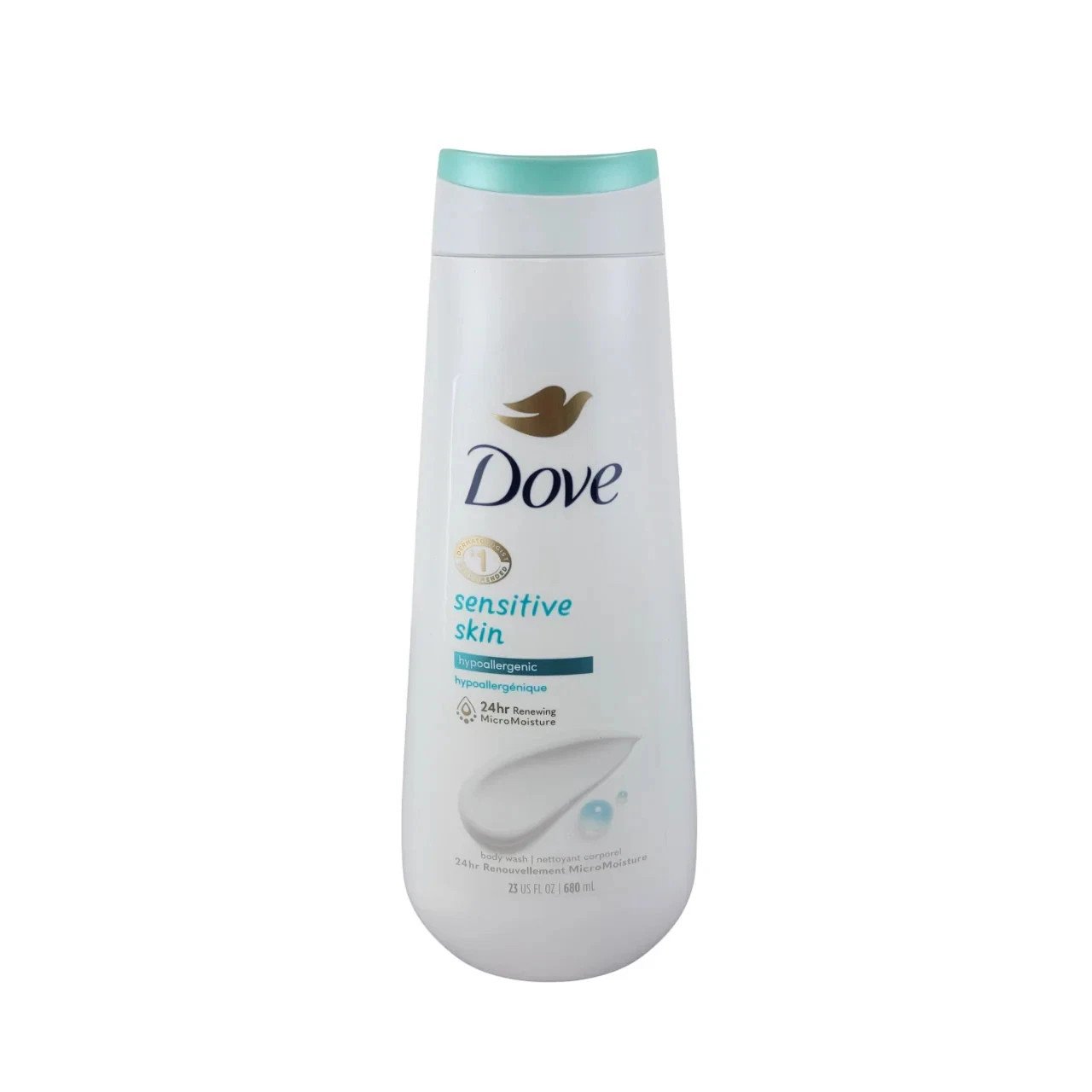Dove Sensitive Skin Hypoallergenic 24h Renewing Micro Moisture Body Wash 680ml /23 FL